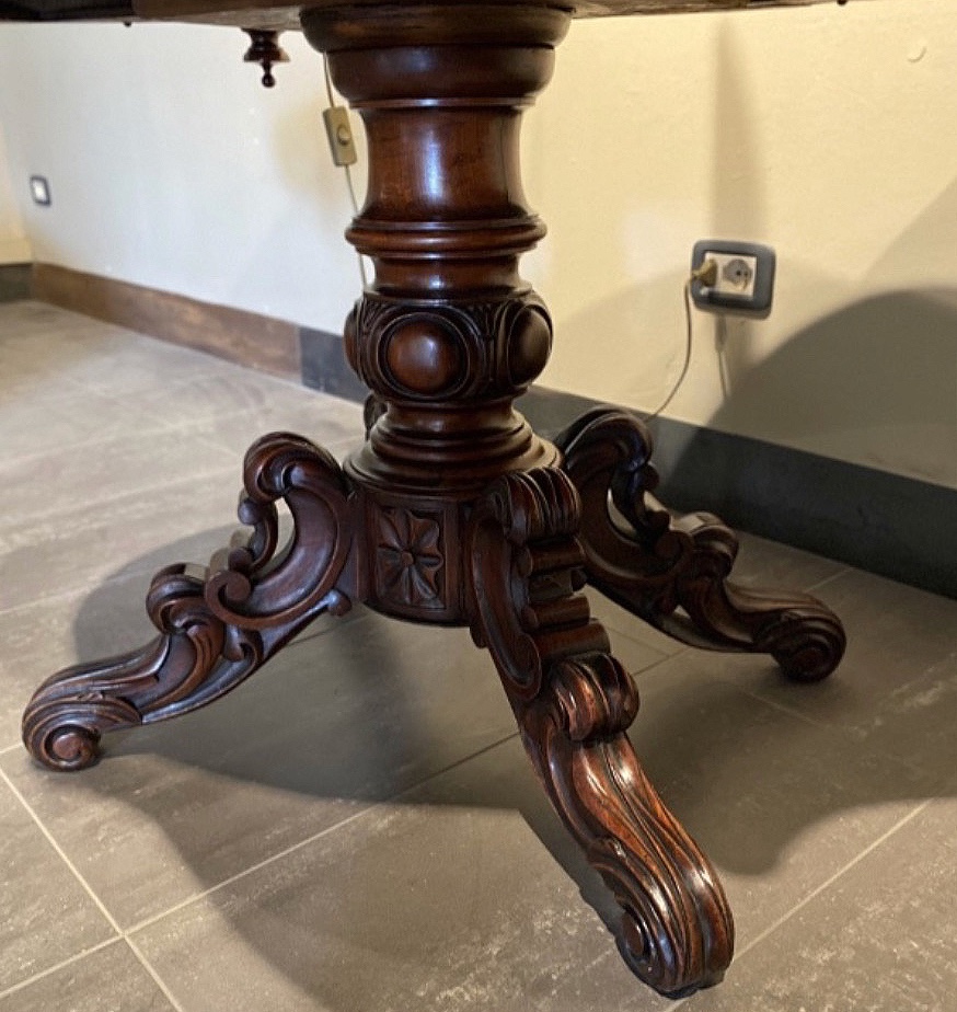 Table ancienne de style Louis-Philippe-photo-4