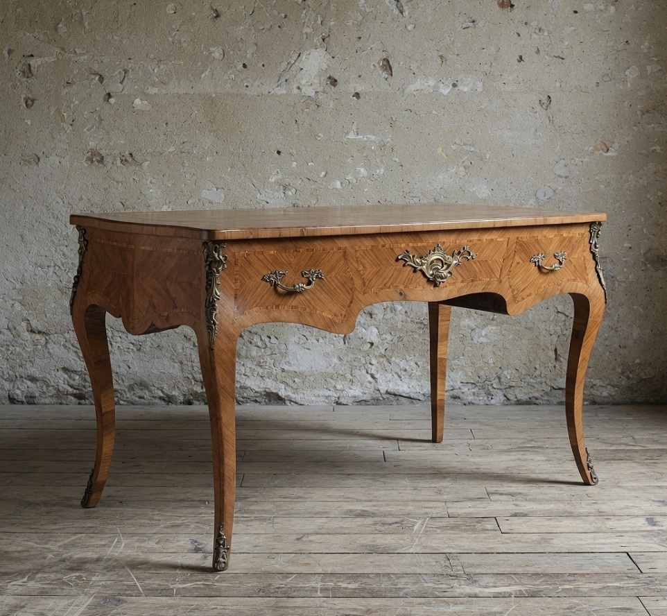 Early 20th-century French Walnut Desk