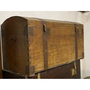 Old 20th Century Trunks Of Various Sizes