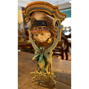 Manufacture Ginori, vers 1890 – Majolique polychrome, n° 390