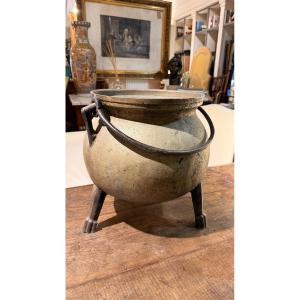Antique Three-legged Bronze Cauldron – 18th Century