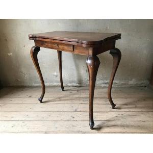 Élégante table pliante de la fin du XIXe