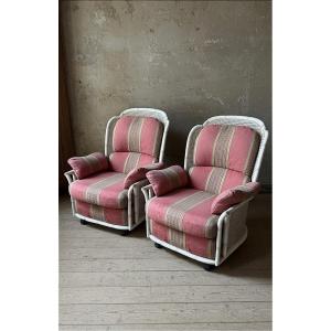 Model 6170 Armchairs Manufactured By Giorgetti,