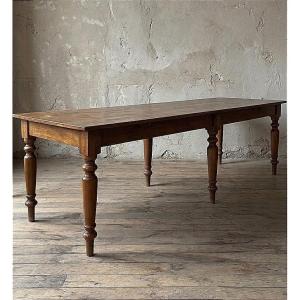 Early 20th-century French Farmhouse Table.