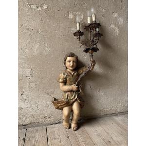 Sculpture en bois du XVIIe siècle