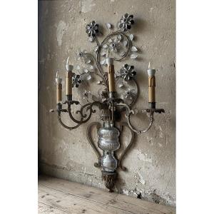 Applique en Fer et Cristal – Banci Firenze