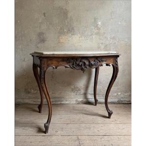 Table toscane de style Louis-Philippe, fin XIXe siècle