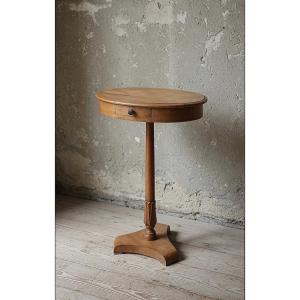 Biedermeier Coffee Table In Walnut And Cherry – Austria, Ca. 1830
