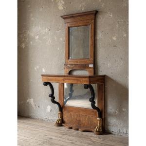 Console Biedermeier du XIXᵉ siècle