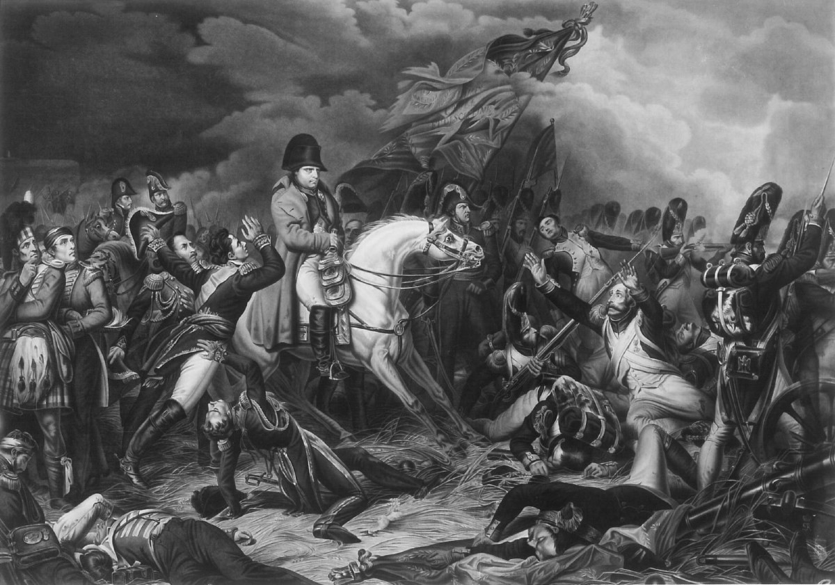 Emperor Napoleon Bonaparte At Waterloo, June 18, 1815 After Charles De Steuben (1788-1856)