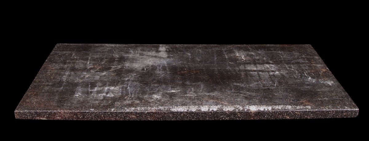 18th Century Swedish Blyberg Porphyry Centre Table Top-photo-6