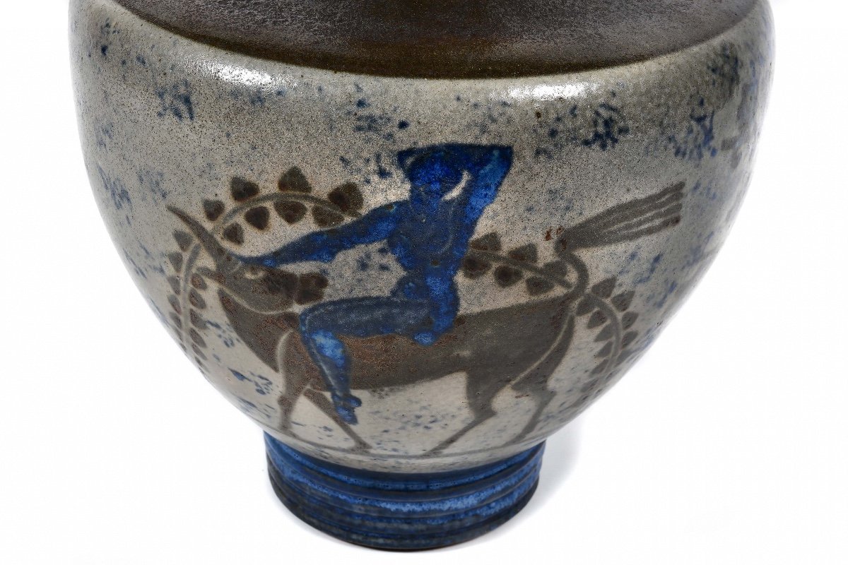 Attributed To René Buthaud For Primavera, Ceramic Vase, Circa 1925-photo-1