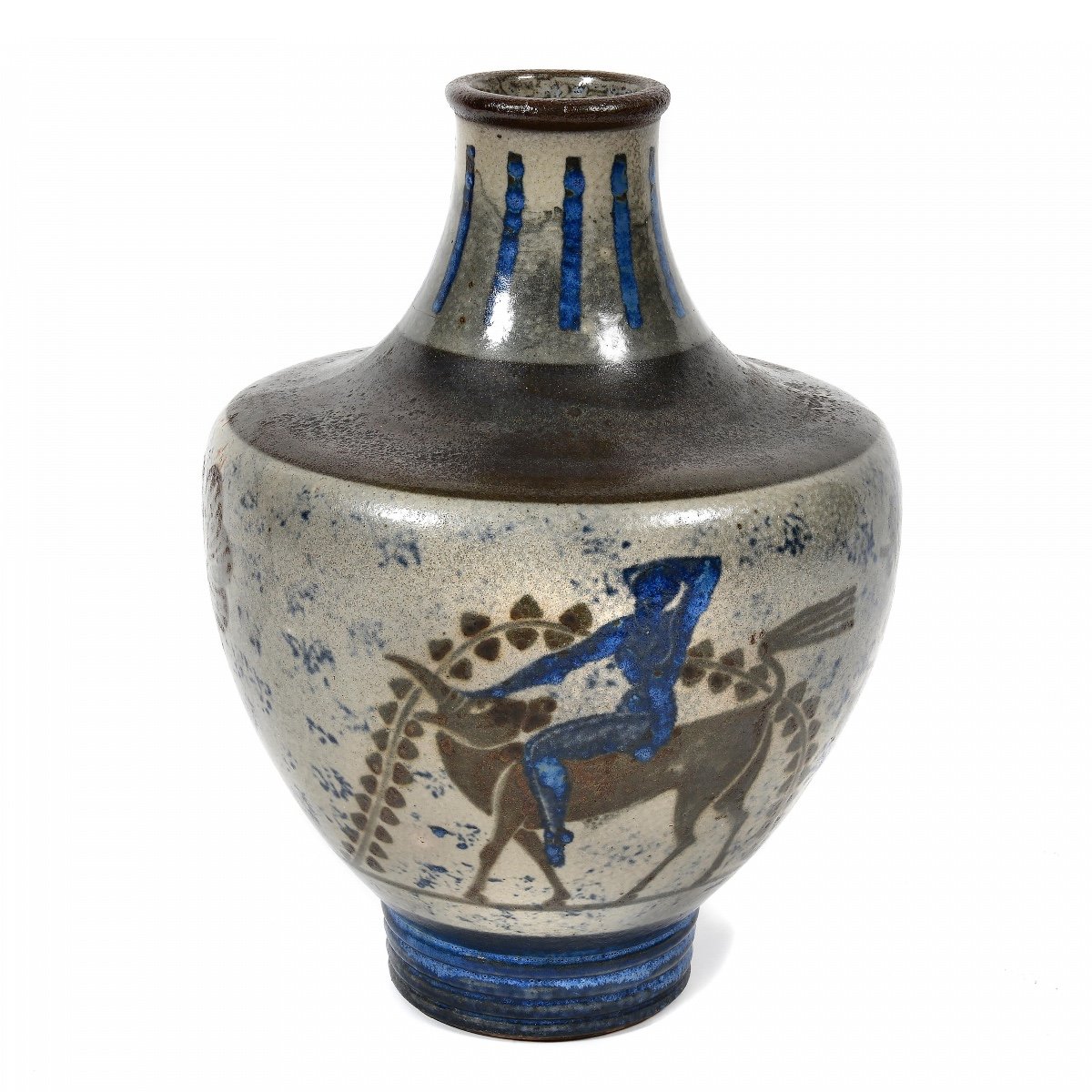 Attribué à René BUTHAUD pour PRIMAVERA, Vase en céramique, circa 1925