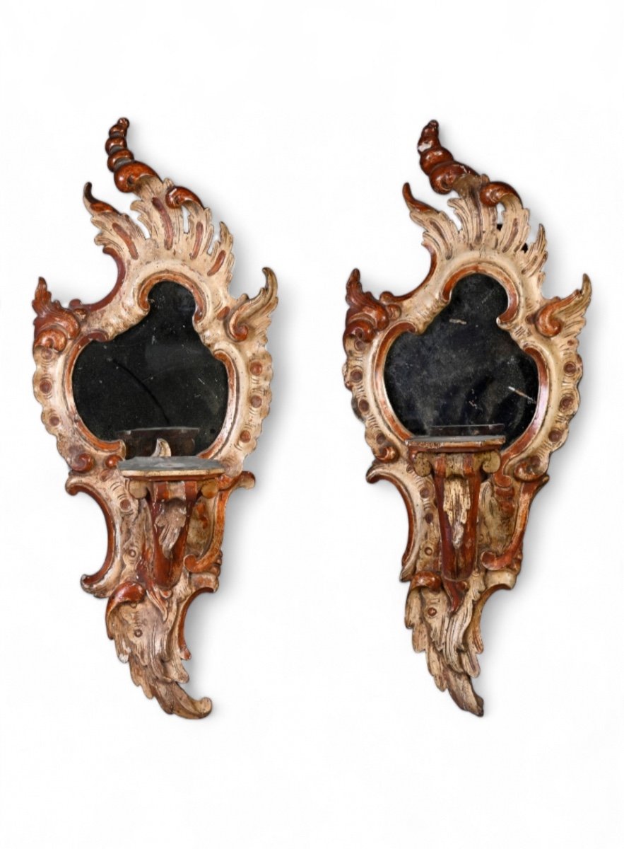 Important Pair Of Venetian Sconces