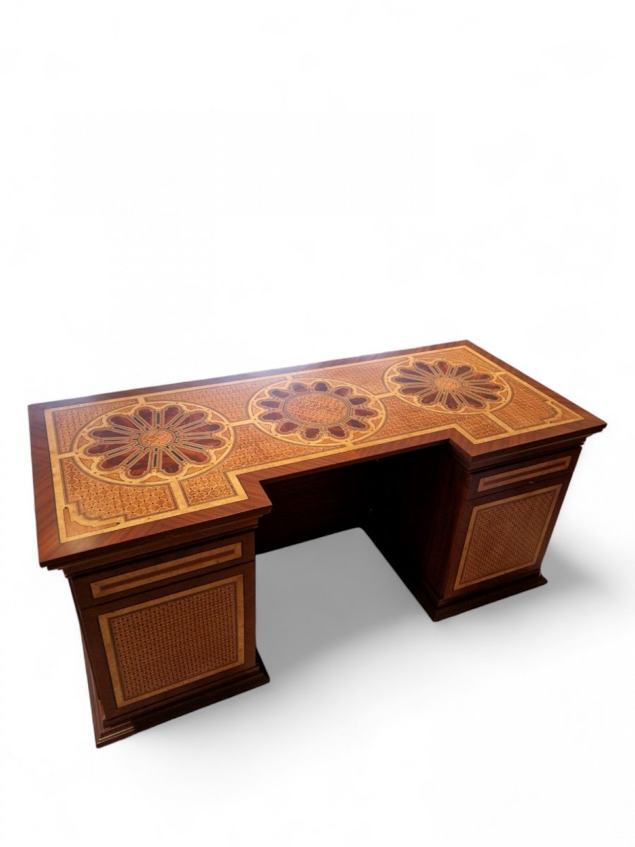 Large Pedestal Desk-photo-3