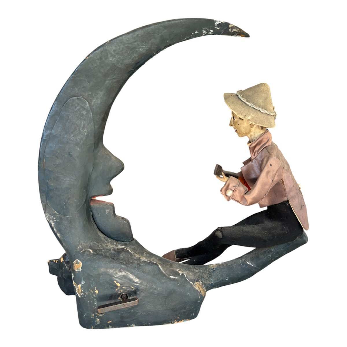 Gustave VICHY, Pierrot à la lune ou Aubade à la lune-photo-2