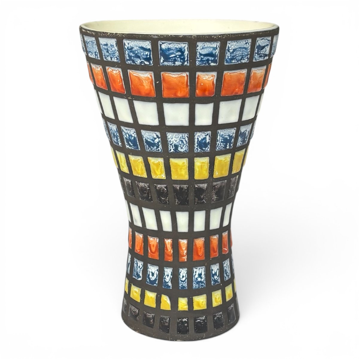Roger Capron, M44 Diabolo Vase, “pajamas” Design-photo-2