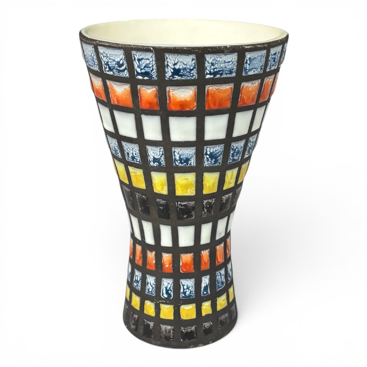 Roger Capron, M44 Diabolo Vase, “pajamas” Design-photo-4