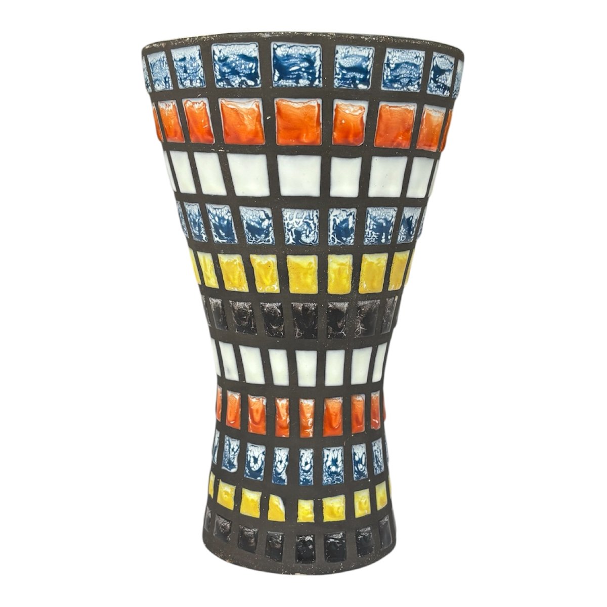 Roger Capron, M44 Diabolo Vase, “pajamas” Design-photo-1