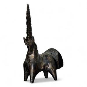 Dominique Pouchain (born In 1956), Ceramic Unicorn, Circa 1980