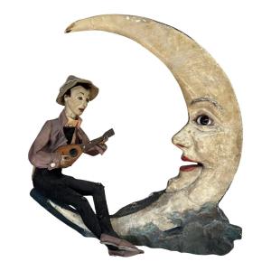 Gustave VICHY, Pierrot à la lune ou Aubade à la lune