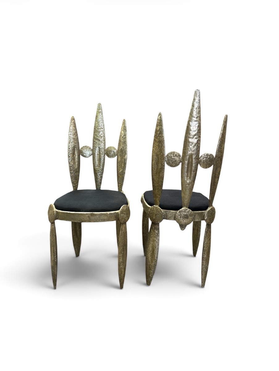 A Pair Of Barbarian Chairs -photo-2