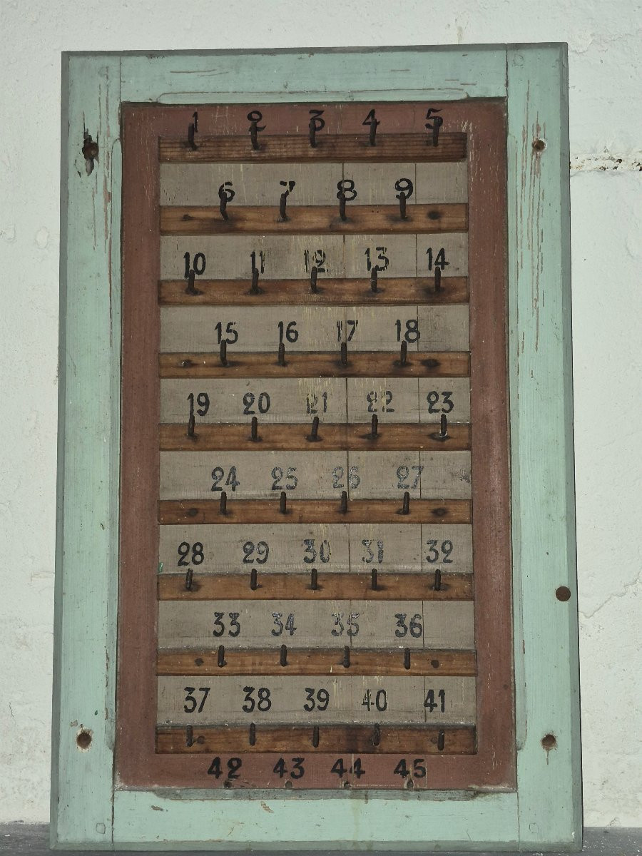 Ancien tableau de clefs - râtelier-photo-3
