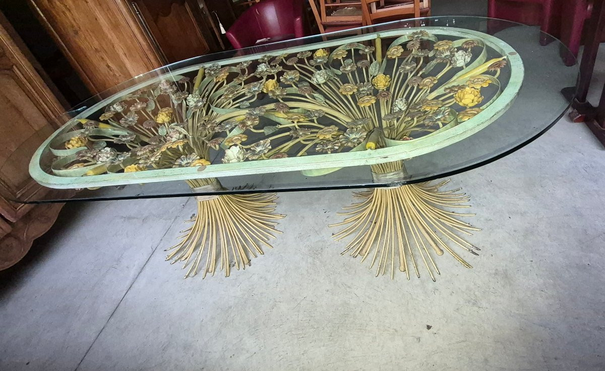 Dining Table With An Original And Timeless Wheat Sheaf Design-photo-7