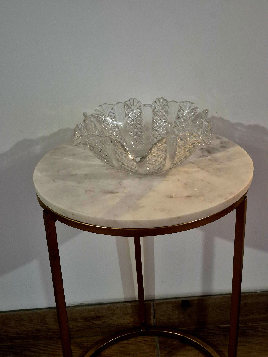 Bowl - Molded Glass Salad Bowl -photo-4