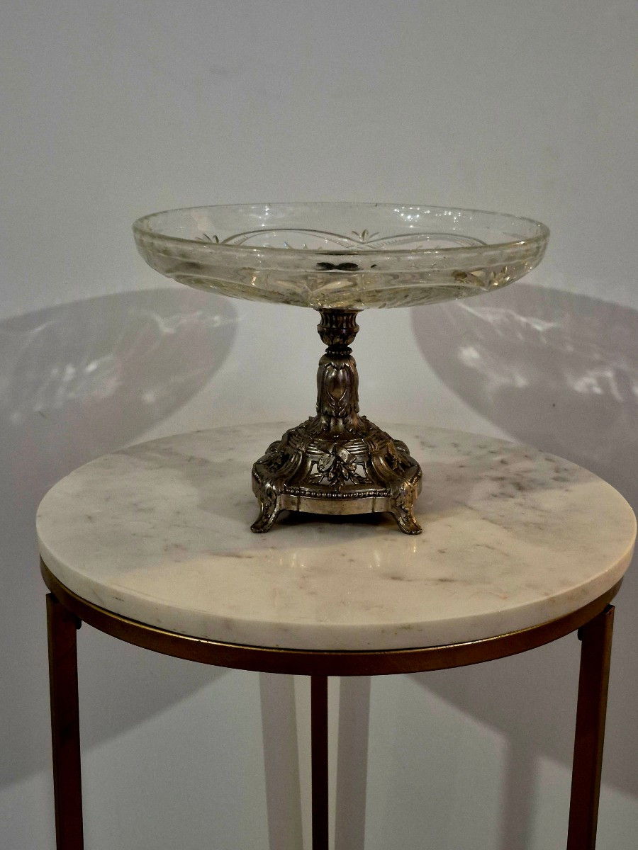 Compotier - Plat à gâteau sur piédouche ou coupe à fruits-photo-1