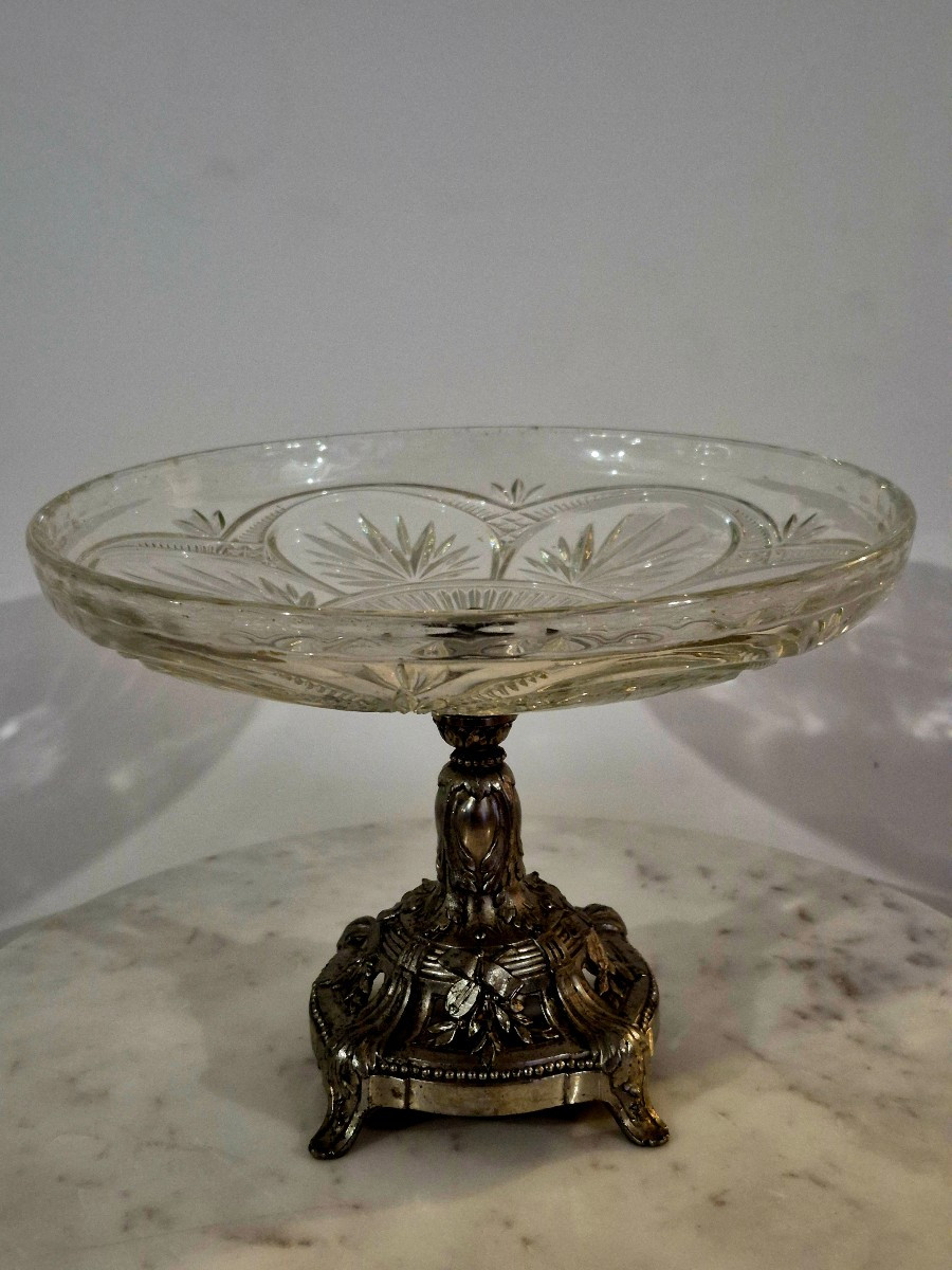 Compotier - Plat à gâteau sur piédouche ou coupe à fruits