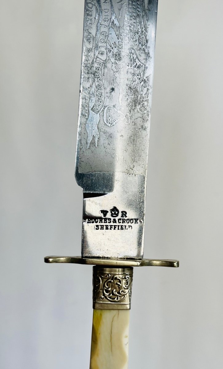 Proantic: Brookes And Crooks Bowie Knife