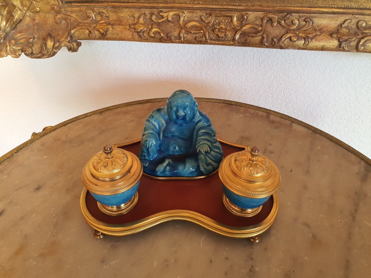 Encrier Turquoise 18eme-photo-2
