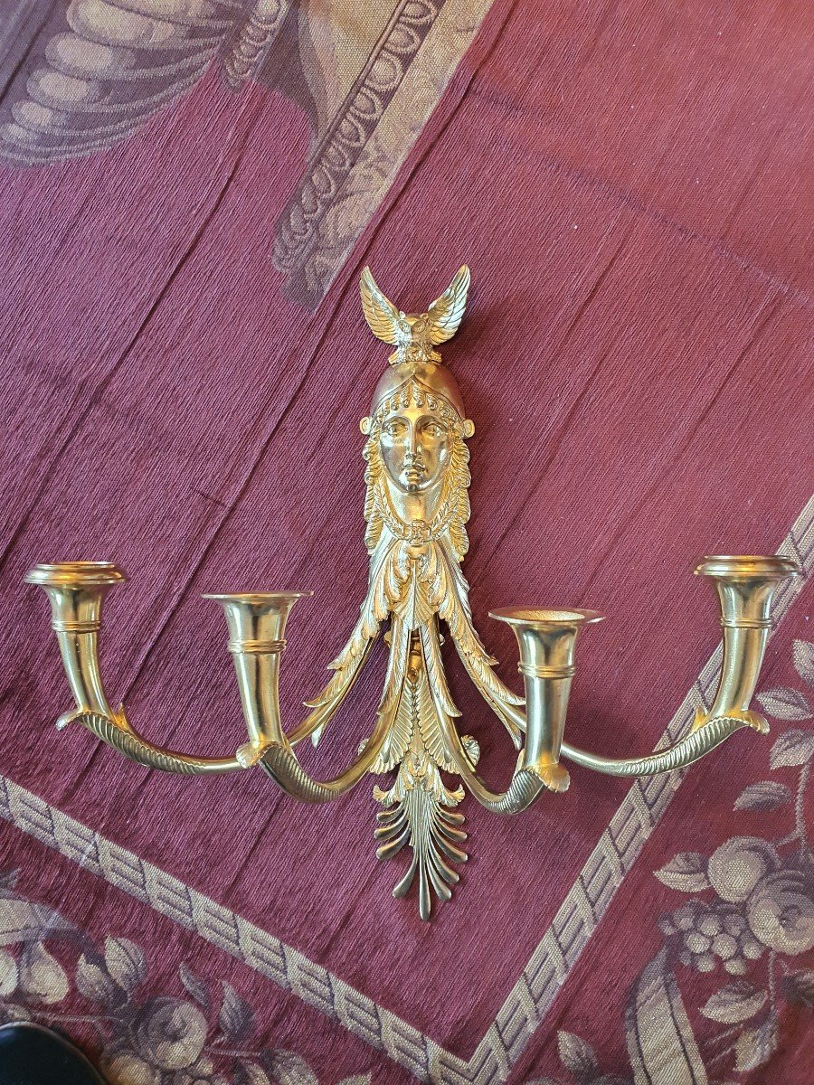 Pairs Of Empire Russian Sconces-photo-2