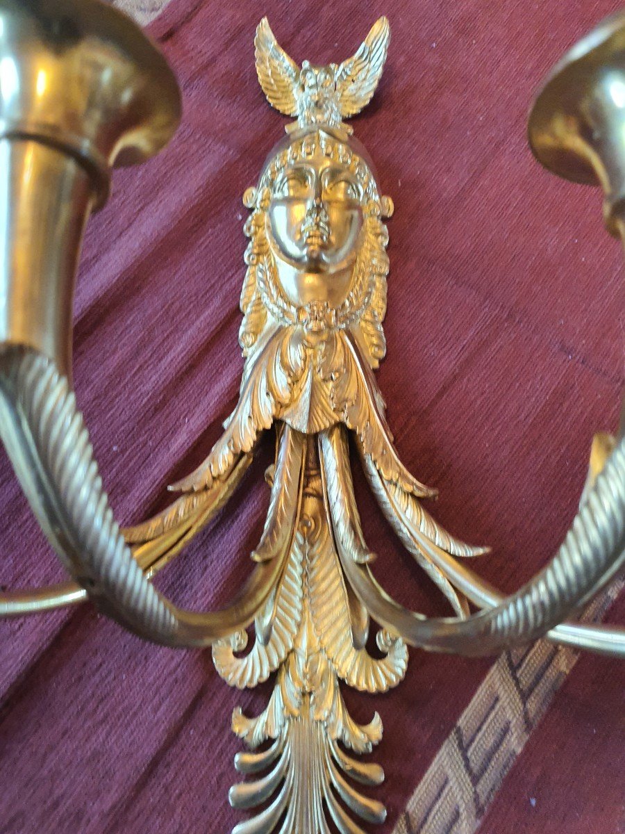 Pairs Of Empire Russian Sconces-photo-5