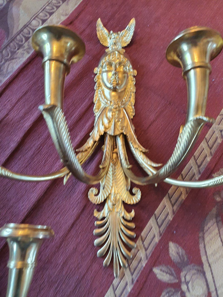 Pairs Of Empire Russian Sconces-photo-6
