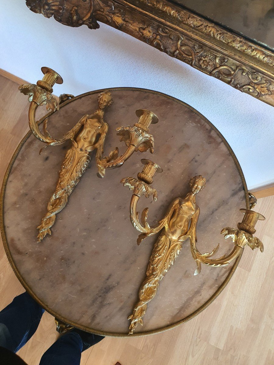 Paires Applique Murale Style Louis XVI