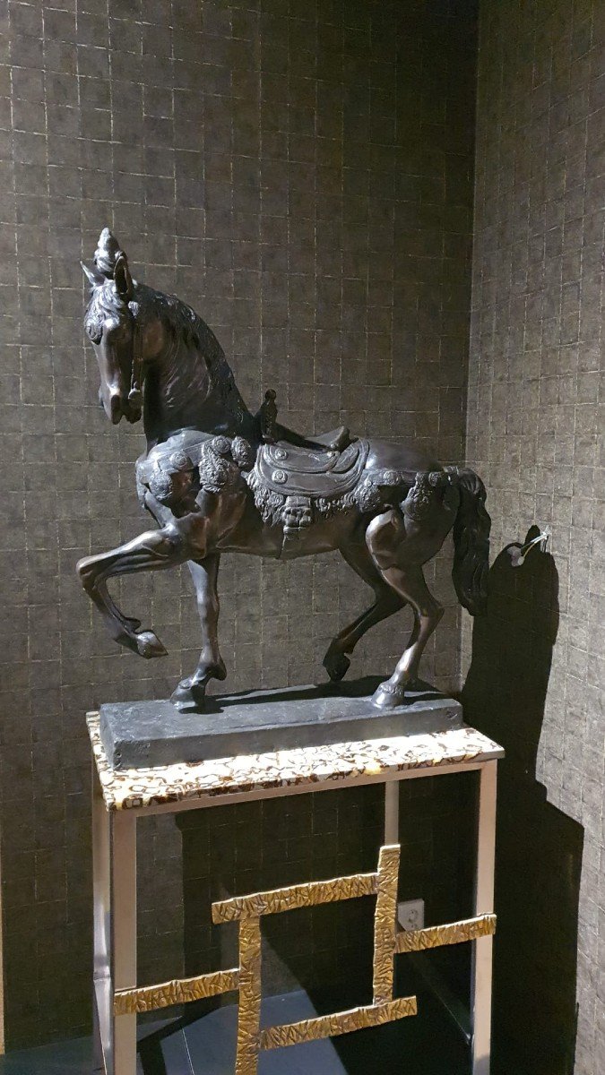 Paires De Cheval Rennaissance Italie 20 eme Florence-photo-1