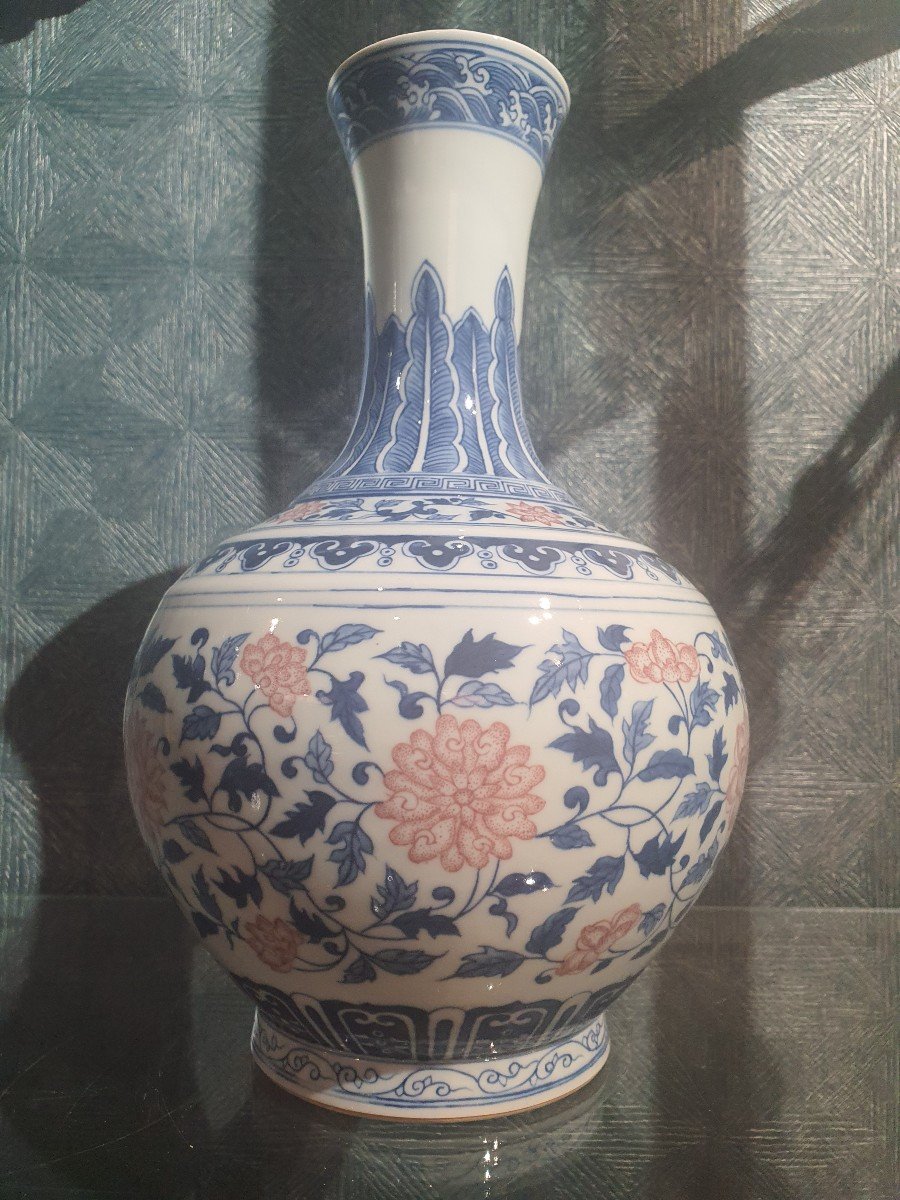 Chine Vase Rose  Famille-photo-3