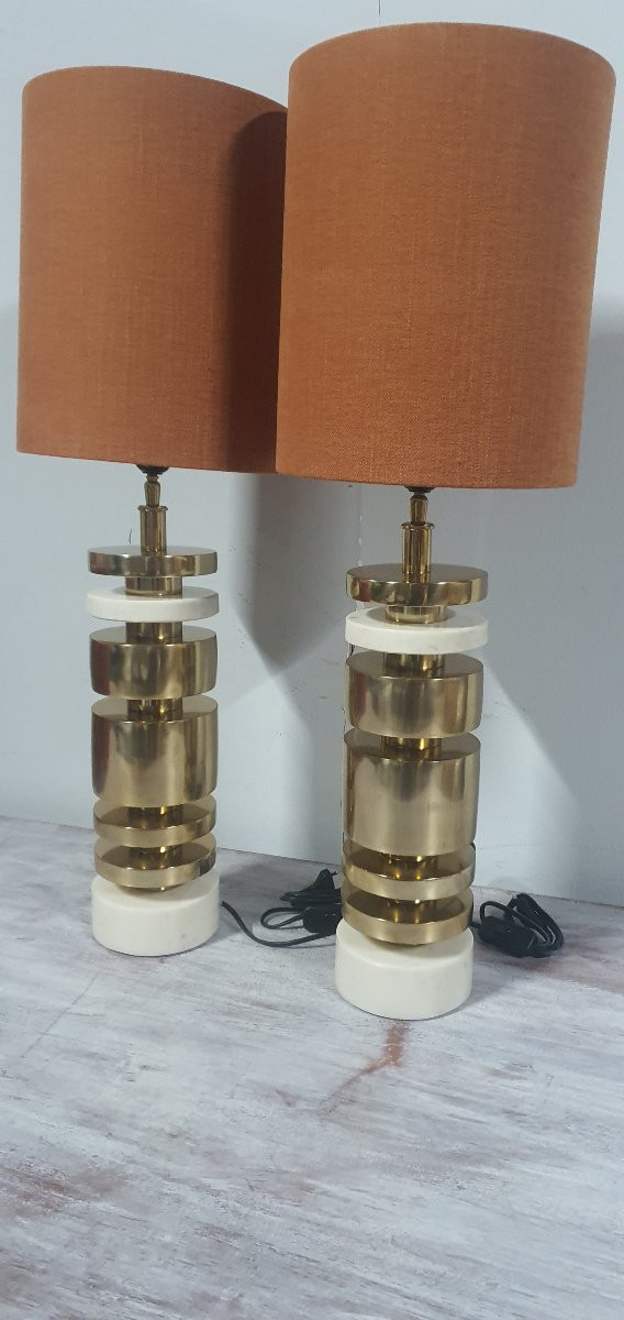 Pairs Of Giuliano Cesari Lamps -photo-7