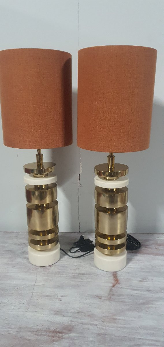 Pairs Of Giuliano Cesari Lamps -photo-8