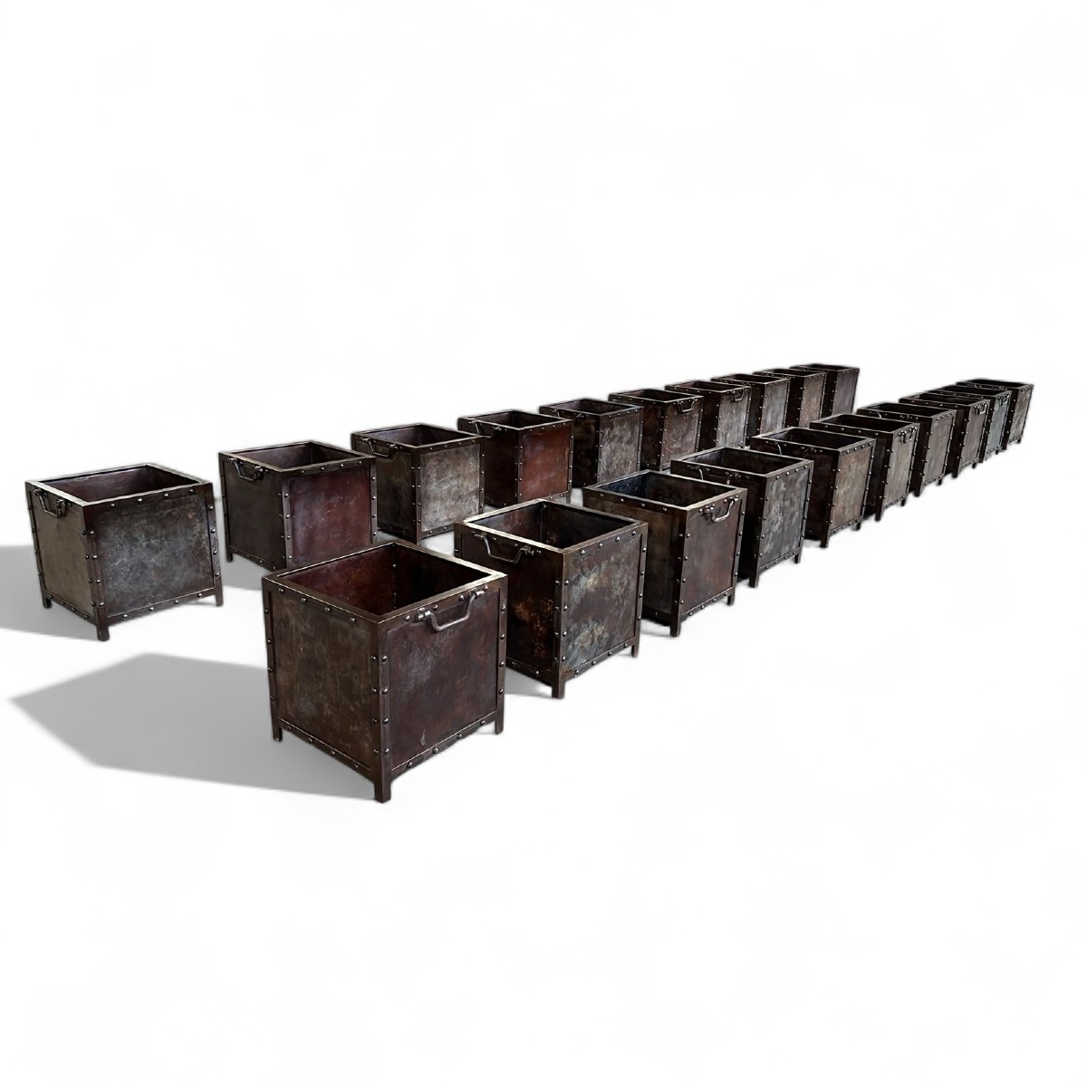 Hermes Cast Iron Planter, 16th Century Style