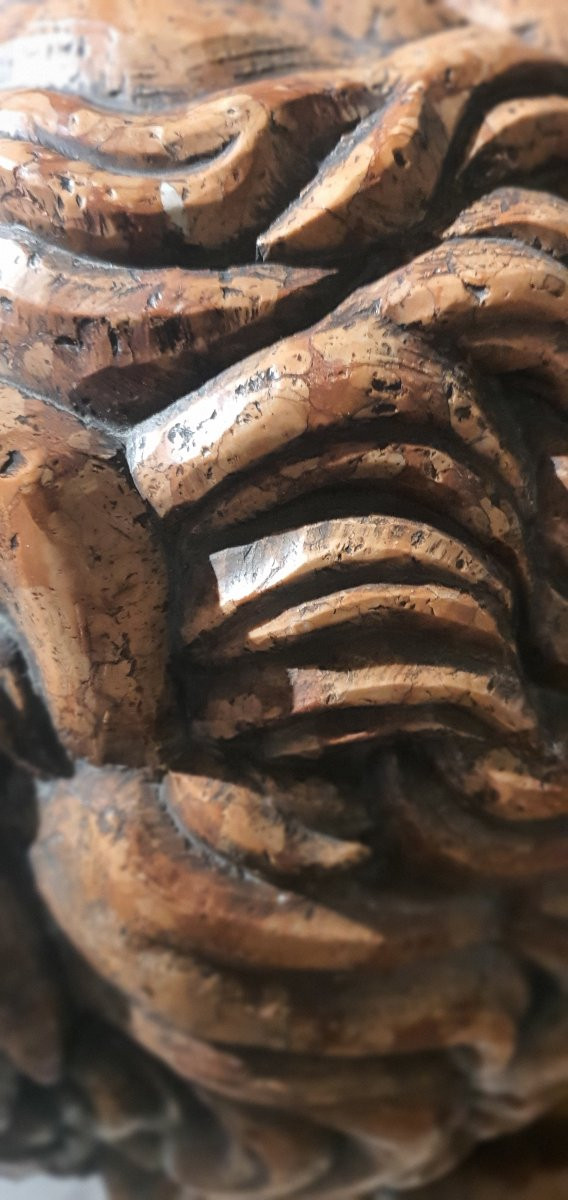 Paires de lions Marbre Breche Venitie 18/19eme Italie-photo-6