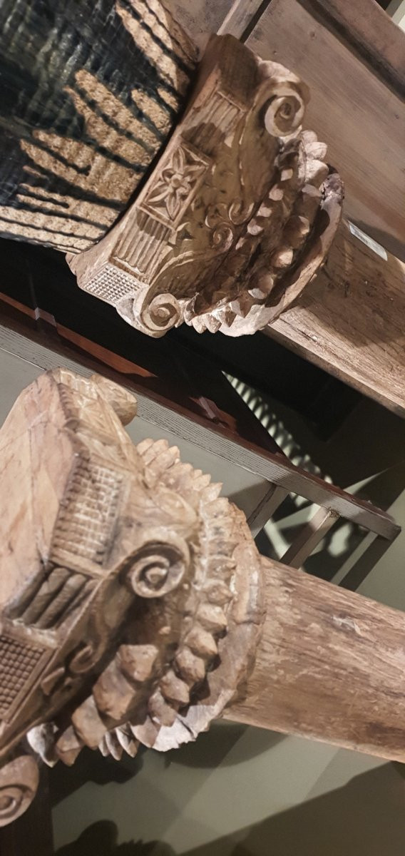 Paires de colonnes bois-photo-2