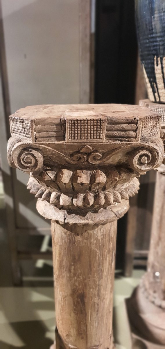 Paires de colonnes bois-photo-3