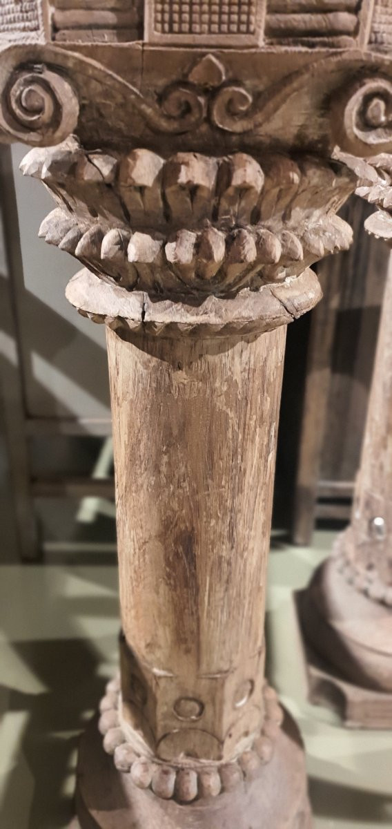 Paires de colonnes bois-photo-4