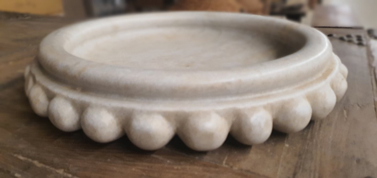 Benitier D'eglise Marbre Italie 19eme-photo-2