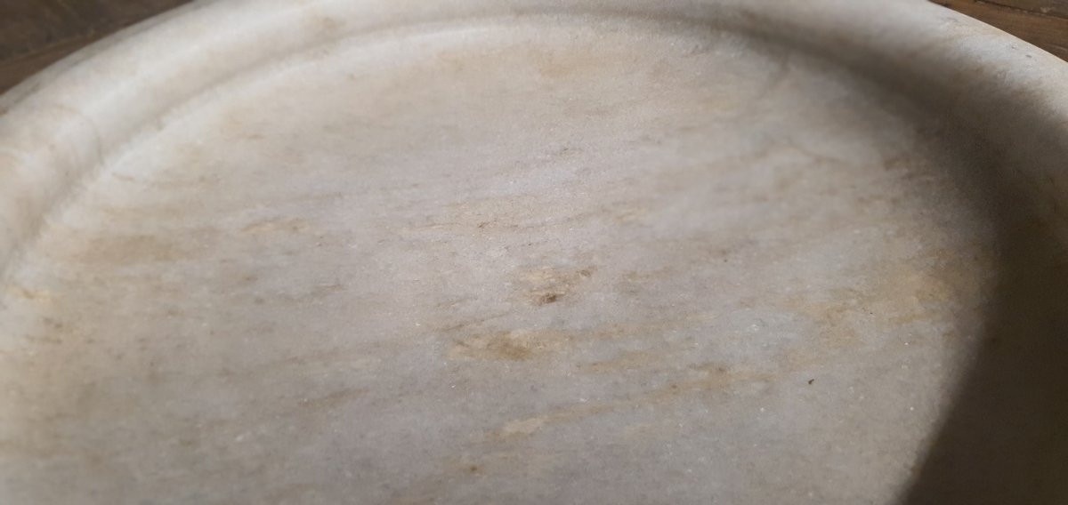 Benitier D'eglise Marbre Italie 19eme-photo-3