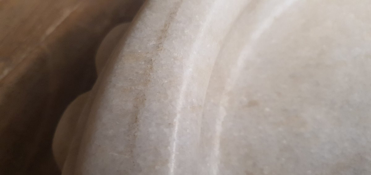 Benitier D'eglise Marbre Italie 19eme-photo-4