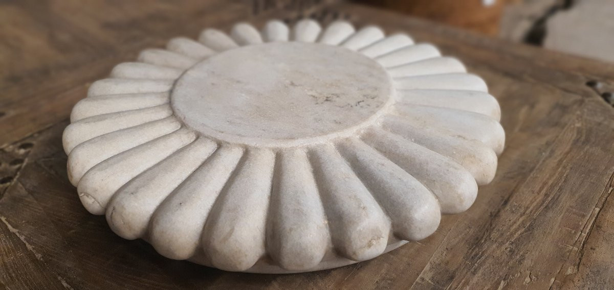 Benitier D'eglise Marbre Italie 19eme-photo-8